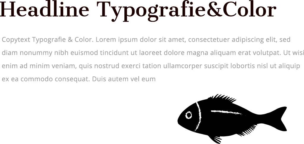 Brand Visual Identity. Typografie und Illustration Style. Style Guide.