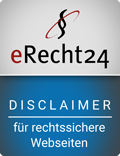 Disclaimer Siegel für e-Recht 24