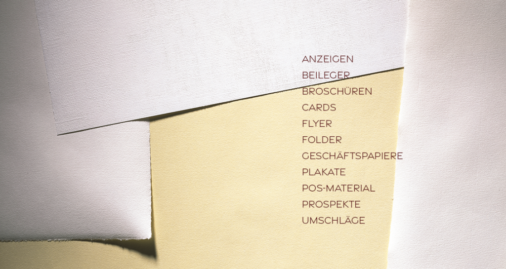 Printmedien Design Symbol Fine Paper