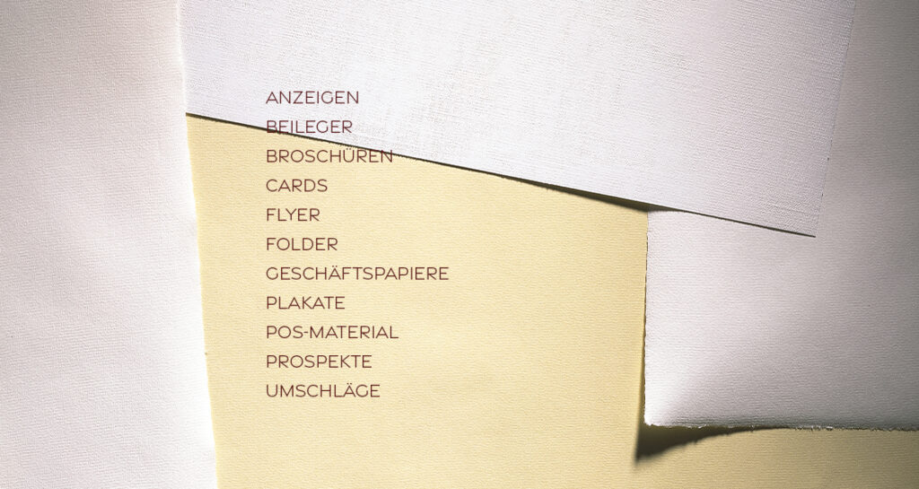 Printmedien Design Symbol Fine Paper