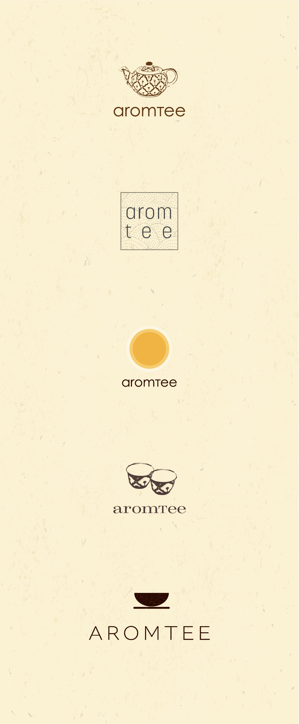 Logofolio. Logo Design für ein Tea StartUp. 5 Alternativen.